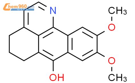 65543 59 1 4H Dibenzo De H Quinolin 7 Ol 5 6 Dihydro 9 10 Dimethoxy