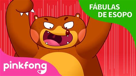 El Oso Y Los Dos Amigos F Bulas De Esopo Pinkfong Cuentos