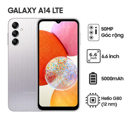 Samsung Galaxy A14 Lte 4g128gb Likenew Fullbox Hiệu Năng Mượt Mà Pin Siêu Lâu