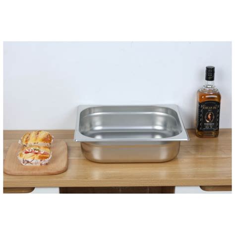 Bac Gastro GN 1 2 Inox Profondeur 100 Mm 6 5 L Dynasteel