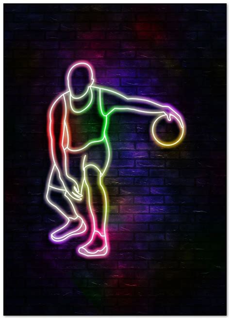 Neon Basketball Art10 Is An Illustration Created By Izmo Inspired And