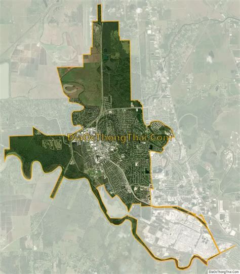 Map Of Lake Jackson City
