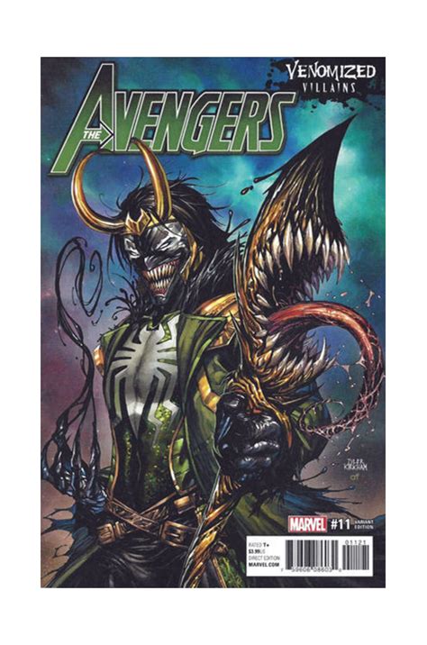 Avengers 11 Kirkham Venomized Loki Variant Secret Empire 2017 Comichub