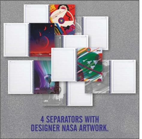 Nasa 5 Subject Spiral Notebook 70 Gsm Paper Pages 200 Ideal For