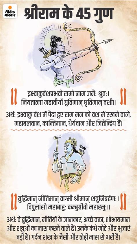 45 Qualities Of Shri Ram Naradji Had Enumerated Valmiki And Said No