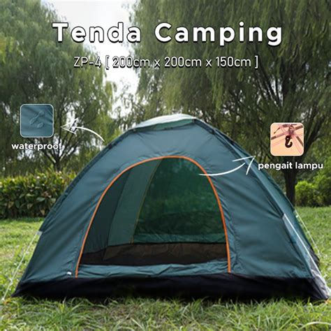 Jual PRODUK BARU PALING DICARI TENDA CAMPING ANTI AIR ZP 4 ZP 5