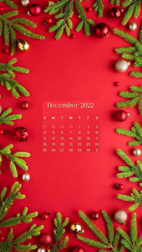 December 2022 Calendar Wallpapers - TubeWP