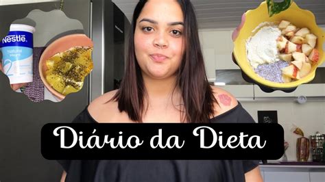 DIÁRIO DA DIETA Tentando voltar ao foco Alimentação flexível YouTube