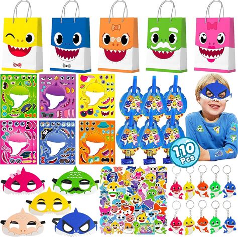 Amazon Baby Shark Party Favor Bags And Party Toy Stuffing