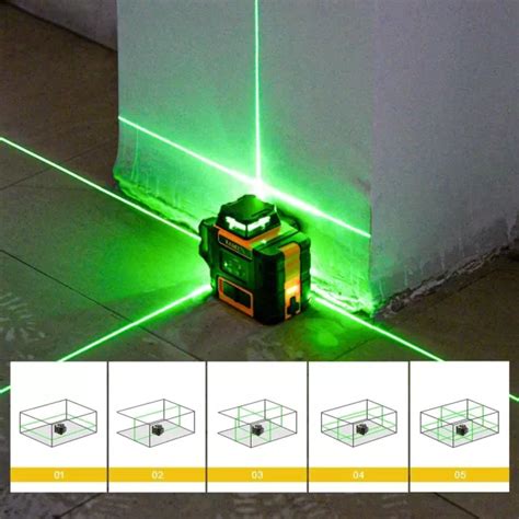 Niveau Laser Rotatif Autonivelant Trepied Cm Lignes Vert D