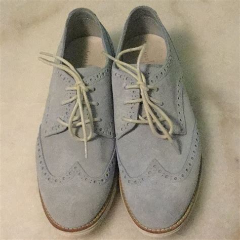 Cole Haan Shoes Cole Haan Light Blue Suede Lunar Grand Size 7b Poshmark