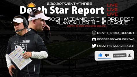 Raiders Friday Night Roundtable Josh Mcdaniels Rd Best Playcaller In