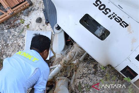 KNKT Investigasi Penyebab Kecelakaan Helikopter Bell 505 Di Bali