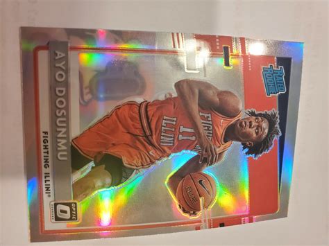 Chronicles Draft Ayo Dosunmu Optic Rated Rookie Silver Holo