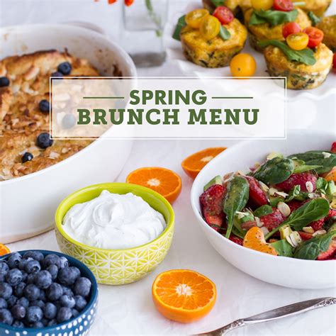 Spring Brunch Menu Spring Brunch Menu Brunch Party Menu Recipes