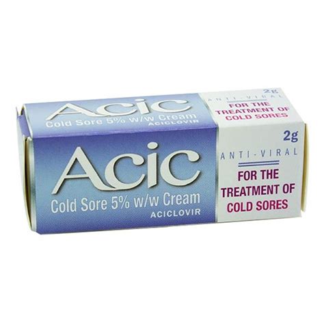 Acic 5 Cream Cold Sore Treatment Inish Pharmacy Ireland