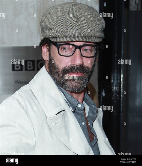 Celebrities At The BBC Radio 2 Studios Featuring John Hamm Where