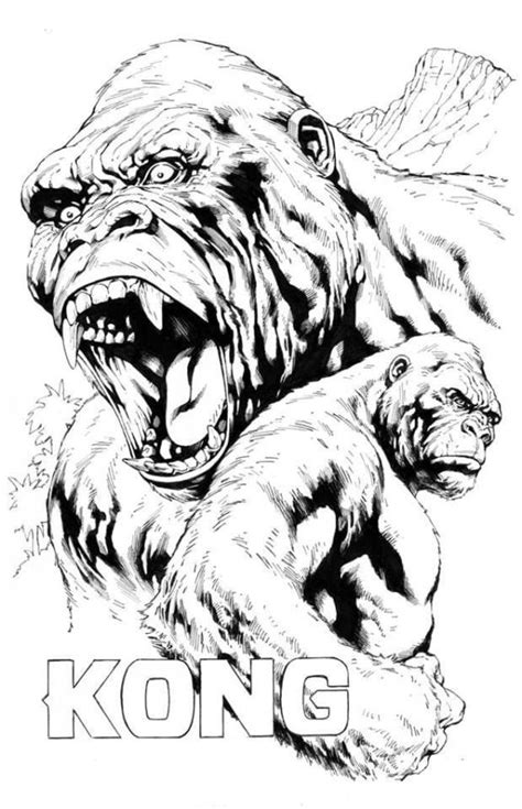 Desenhos De King Kong Para Colorir Imagens Para Impress O