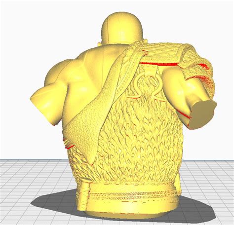 God Of War Kratos Model Stl File 3d Digital Printing Stl File For 3d