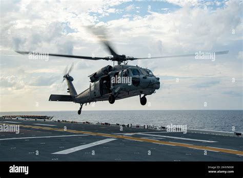 Pacific Ocean Oct An Mh S Sea Hawk Helicopter From