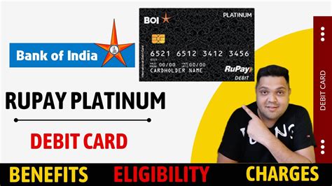 Bank Of India Rupay Platinum Debit Card Full Details Benefits Eligibility Fees 2023