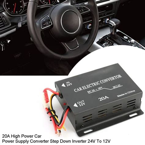 24V To 12V 20A Power Converter High Power Car Power Supply Converter