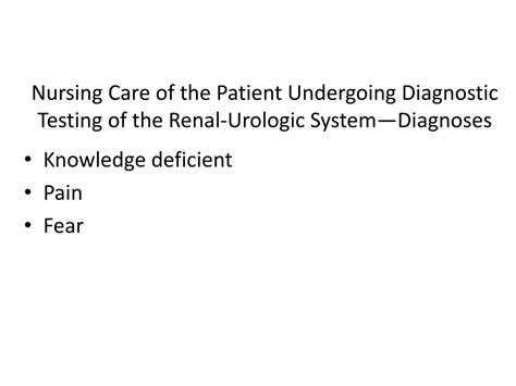 Ppt Assessment Of Renal And Urinary Tract Function Powerpoint