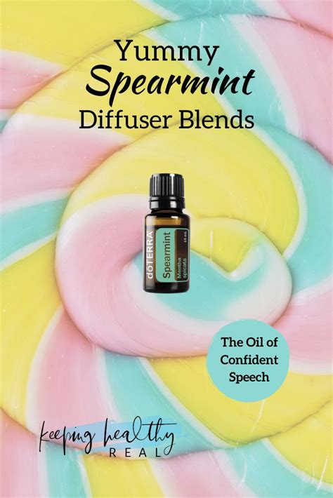 Spearmint Essential Oil Diffuser Blends Known As Being The Oil Of