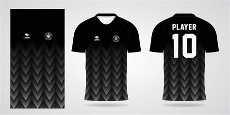 black sports shirt jersey design template 6429159 Vector Art at Vecteezy