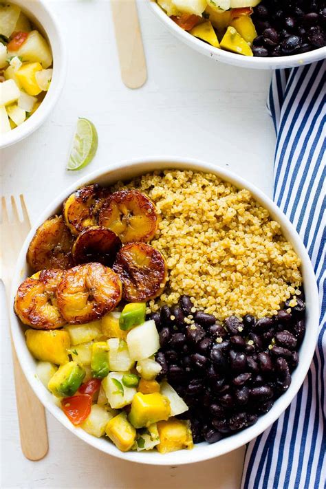 Cuban Quinoa Bowls With Pineapple Salsa Jessica In The Kitchen