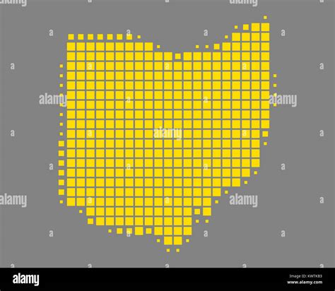 Map of Ohio Stock Photo - Alamy