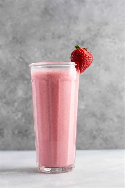 Easy Strawberry Smoothie Recipe Build Your Bite