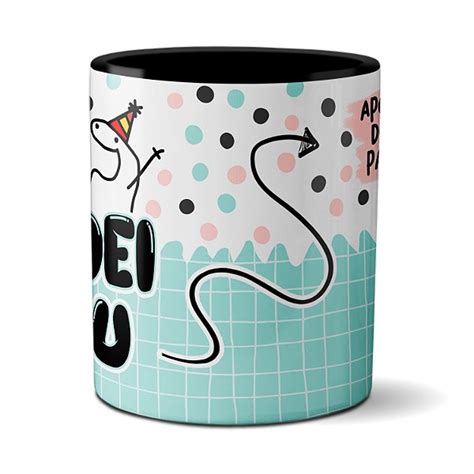 Caneca Flork Aniversário Rep Bardei Tiu Iu Qr Code Presente Minha Caneca