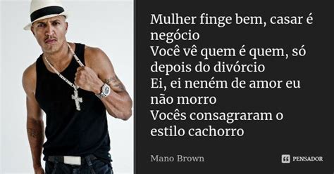 Mulher finge bem casar é negócio Mano Brown Pensador