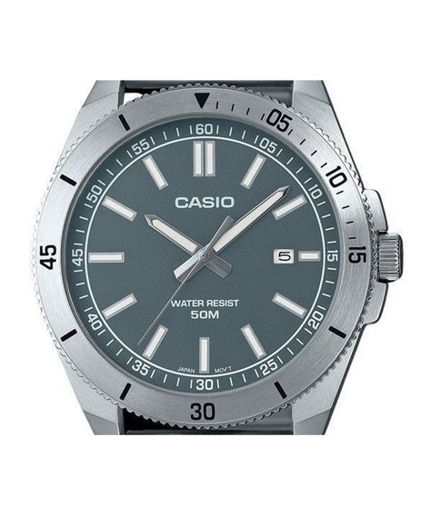 Casio Standard Analog Stainless Steel Grey Dial Quartz Mtp B D Ev