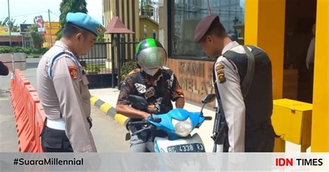 Polres Dan Polda Sumsel Perketat Penjagaan Di Pintu Masuk