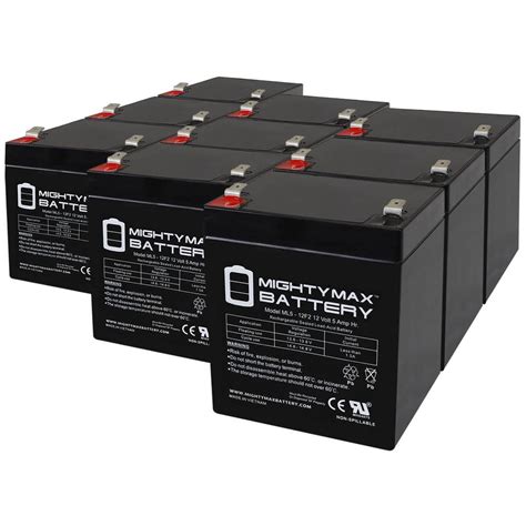 Mighty Max Battery 12v 5ah F2 Sla Replacement Battery For Gs Portalac