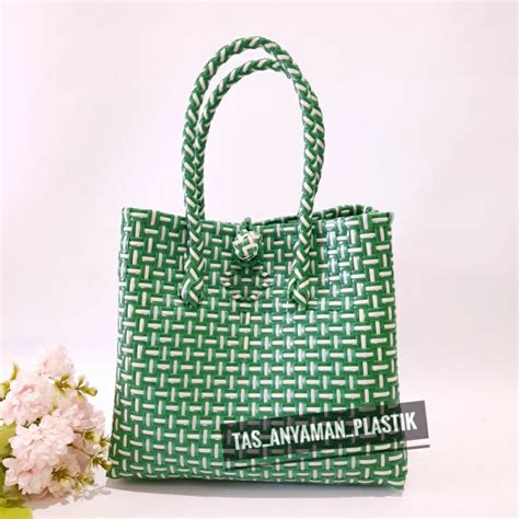 Jual Tas Jali Jali Premium Anyaman Plastik Mini Polos Pastel Size XS