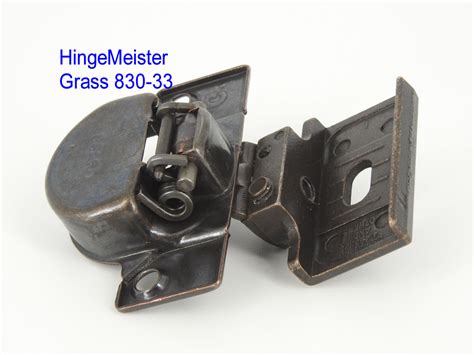 Complete Hinge Grass 850 Nickel Hinge And 830 33 Mounting Plate Hinge Meister