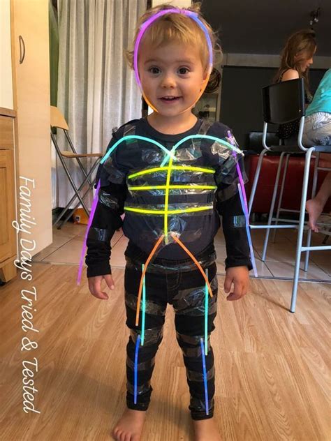 Glow Stick Man Glowstick Costume Glow Costume Diy Glow