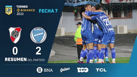 Torneobinance Fecha 7 Resumen De River Godoy Cruz Youtube