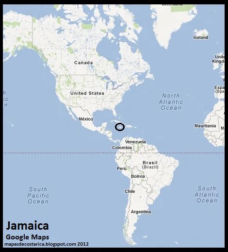 Compartir Imagem Donde Esta Jamaica En El Mapa Planisferio The Best