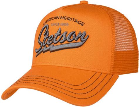 Stetson Since 1865 Trucker Cap Orange One • Pris