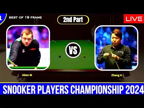 Players Championship Snooker 2024 Mark Allen Vs Anda Zhang Final