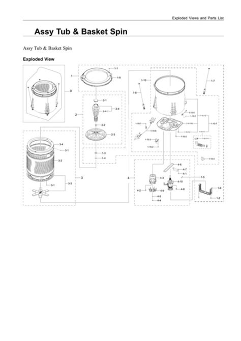 Samsung Wa44a3205awa4 00 Washer Partswarehouse