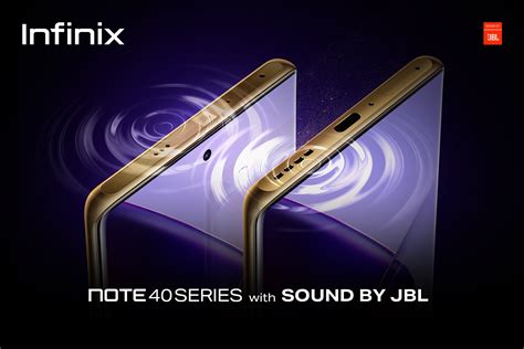 Infinix NOTE 40 Series Akan Tampil Dengan Teknologi Audio JBL Mobile