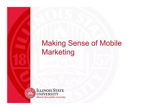 mobile marketing | PPT
