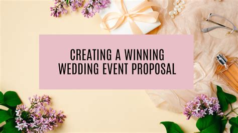 Creating A Winning Wedding Event Proposal Sample Templates And Tips Event Planning Templates