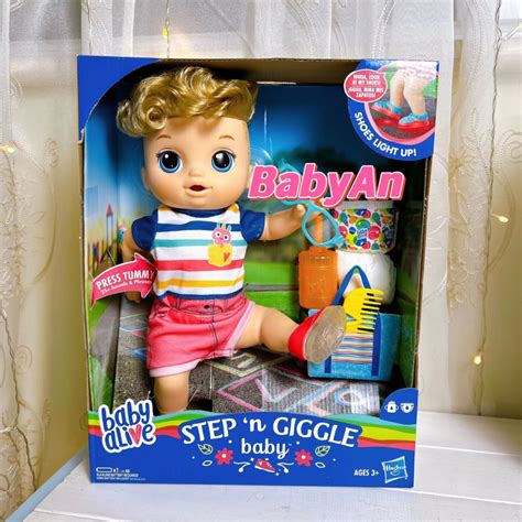 Baby Alive Step N Giggle Baby Blonde Hair Boy Doll E5244 Shopee Philippines