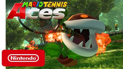 Mario Tennis Aces Fire Piranha Plant Nintendo Switch Youtube